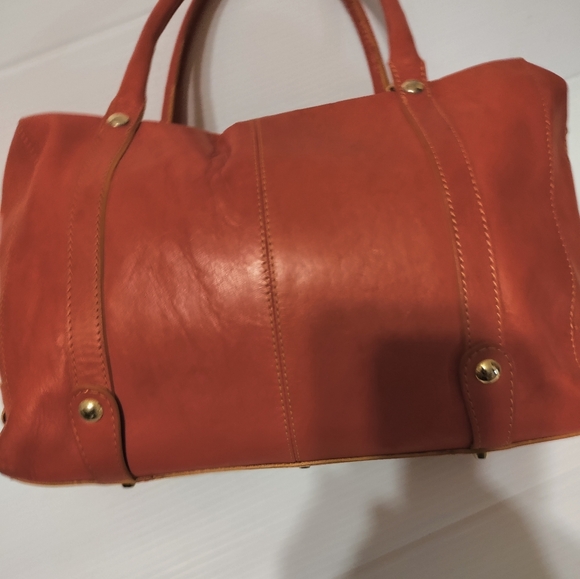 PAOLO MASI Genuine Leather Large Satchel - Picture 5 of 12